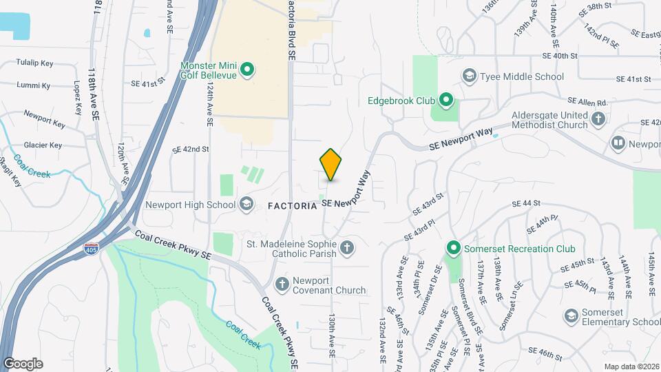 Somerset Green Townhomes Map and Location Details