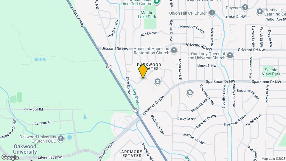 2616 Dry Creek Dr NW Map and Location Details