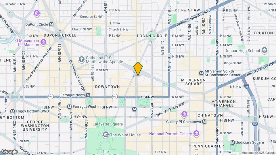 1133 14th St NW, Unit 905 Map and Location Details