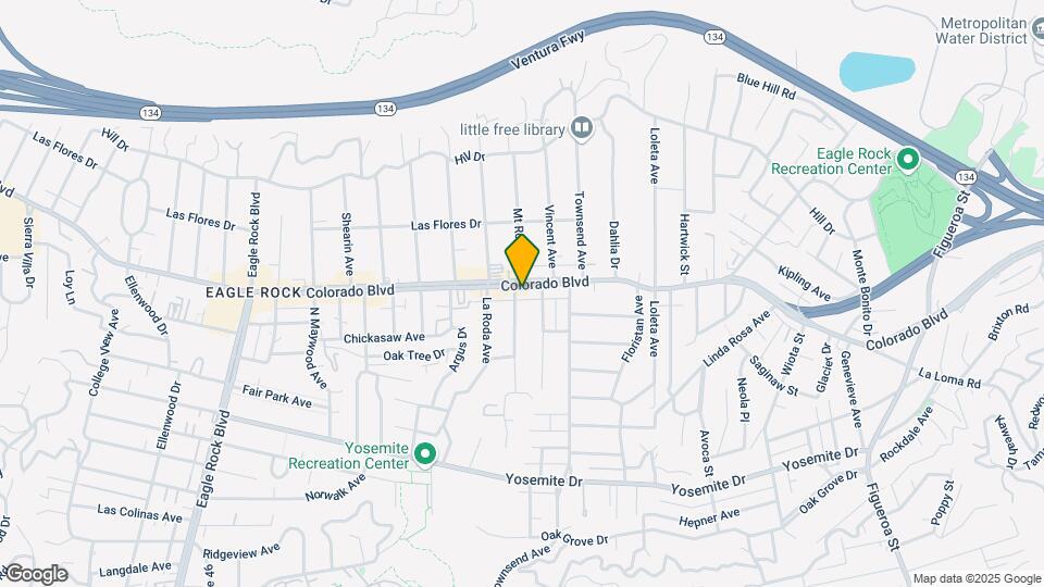 1670 Colorado Blvd Map and Location Details
