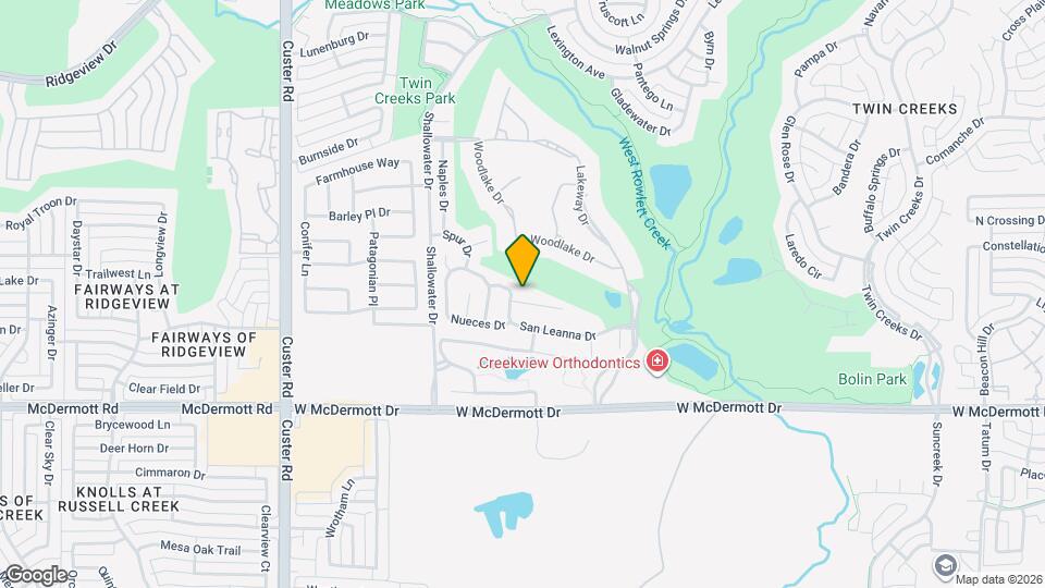 1832 Canyon Ct Map and Location Details