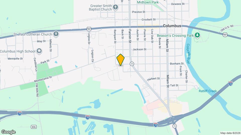 1620 Back St Map and Location Details