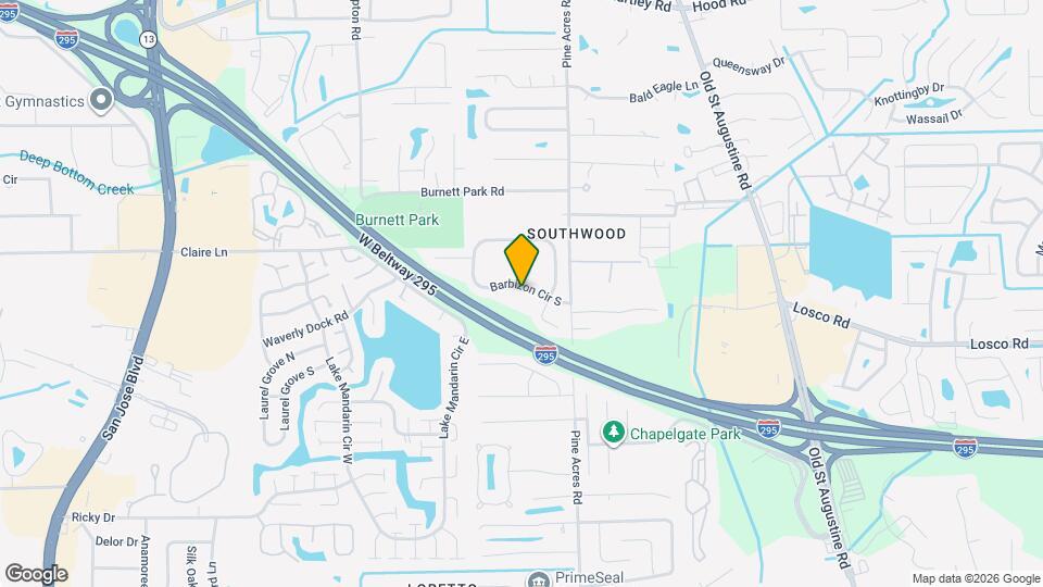 3750 Barbizon Cir S Map and Location Details