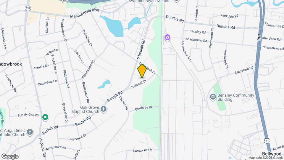 3506 Bellbluff Dr Map and Location Details