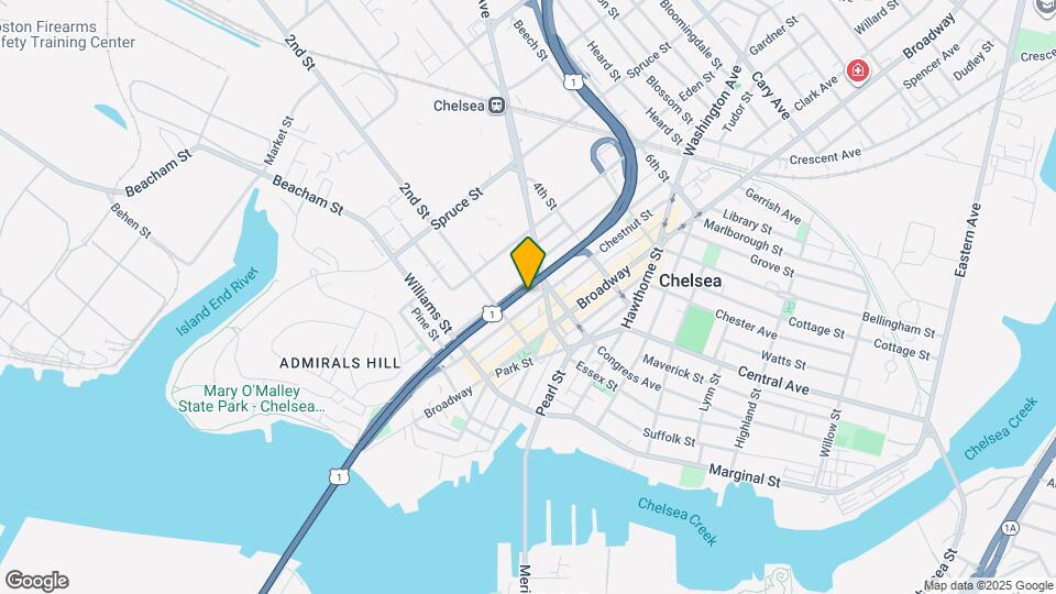 134 Chestnut St, Unit 2F Map and Location Details