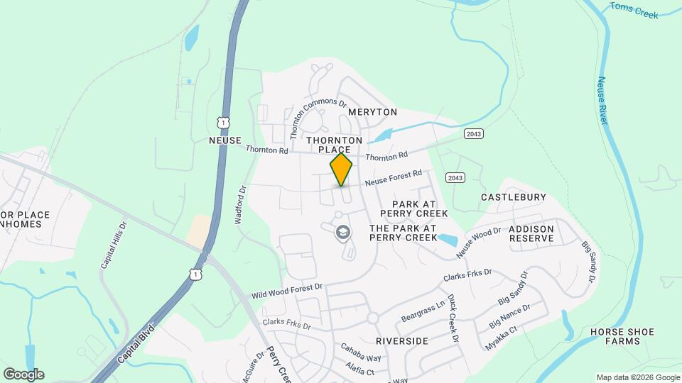 8650 Neuse Landing Ln Map and Location Details