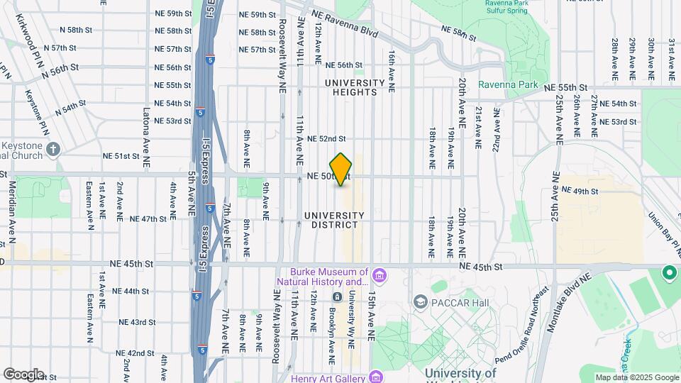 HERE Seattle Student Apartments Mapa y Detalles de la Ubicación