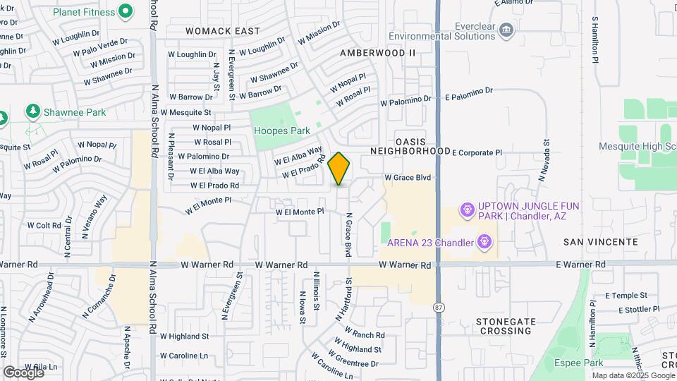 419 W Sundance Way Map and Location Details