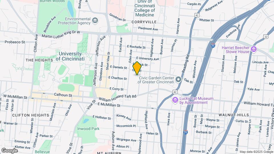 2653 Bellevue Ave Mapa y Detalles de la Ubicación