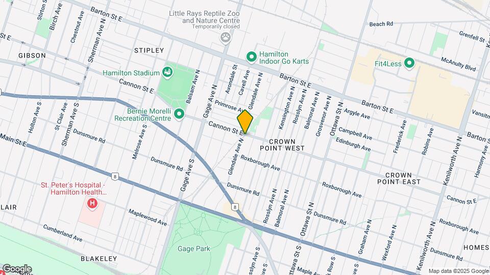1052 Cannon St E Map and Location Details
