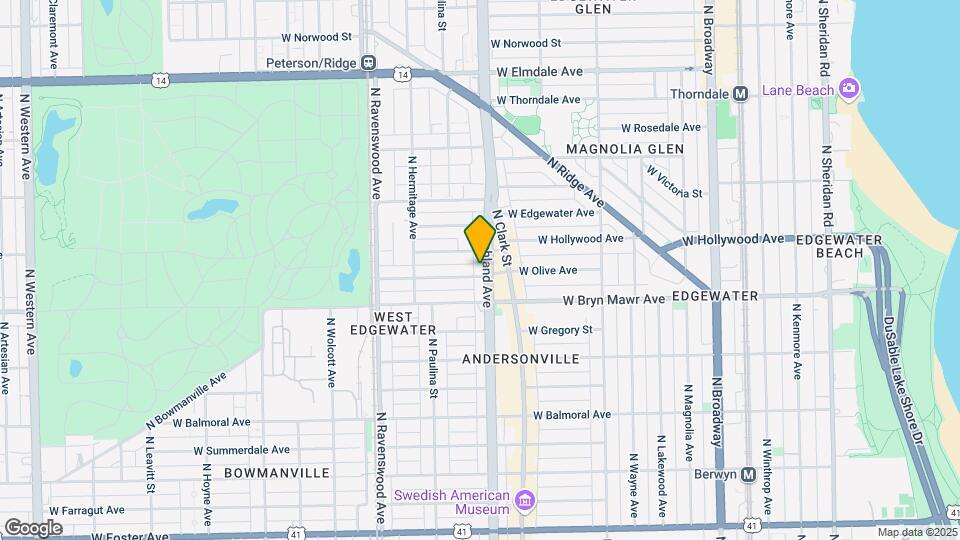 5632 N Ashland Ave Map and Location Details