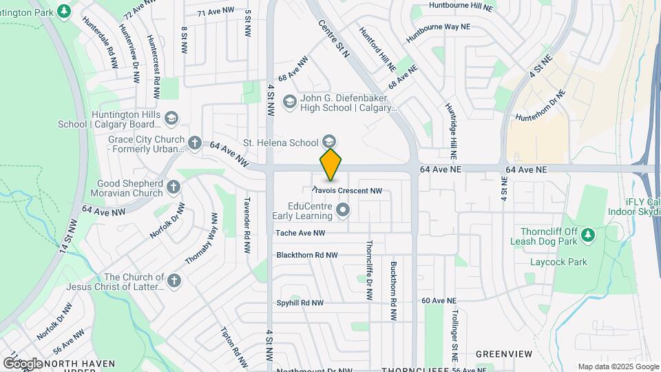 6452 Travois Cres NW Map and Location Details