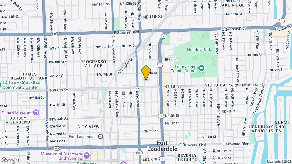 616 NE 4th Ave Mapa y Detalles de la Ubicación