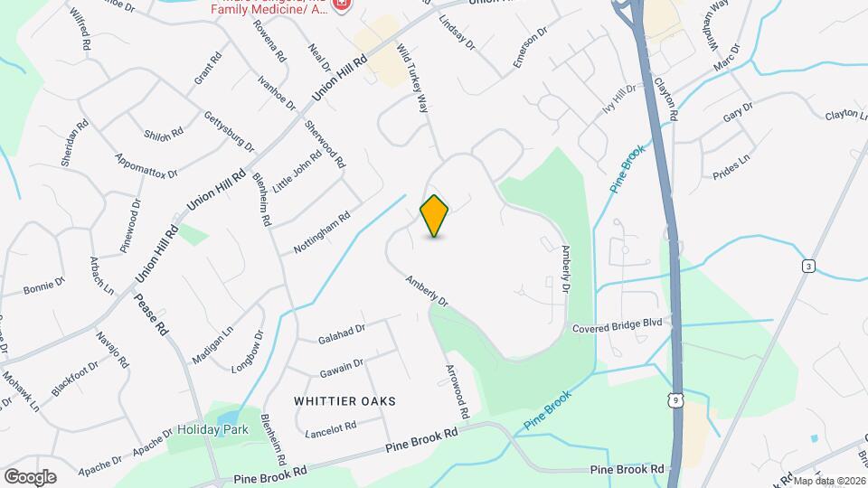 110 Amberly Dr Map and Location Details