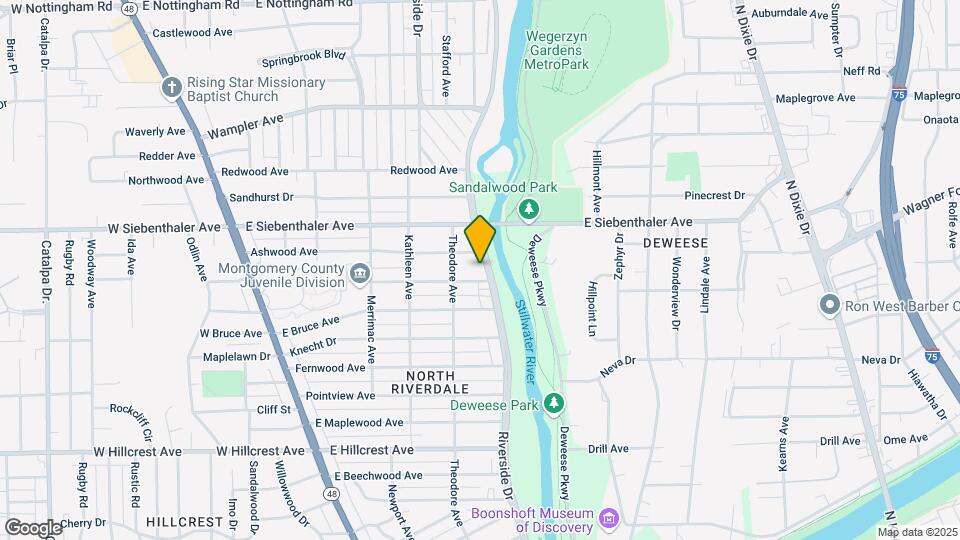 3417 Riverside Dr Map and Location Details