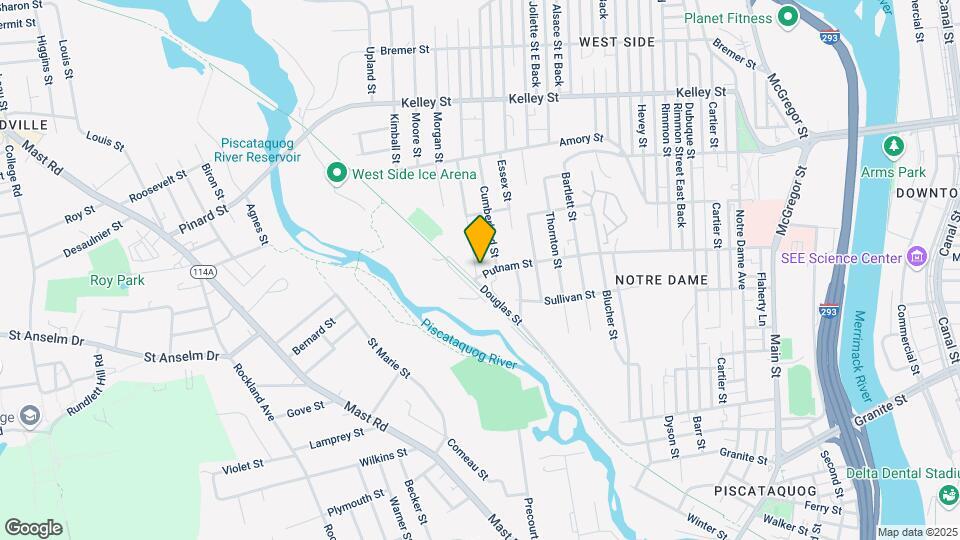 198 Kearsarge St Map and Location Details