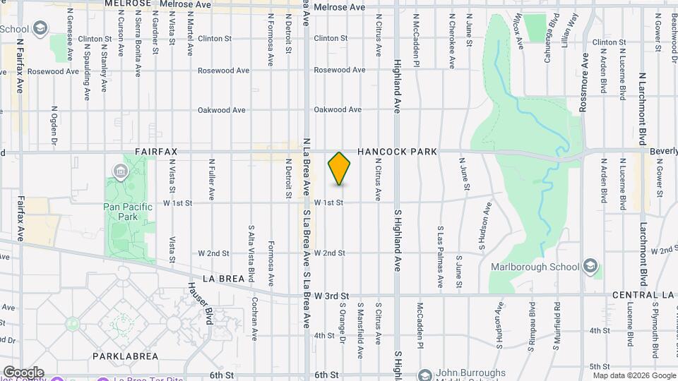 119 N Orange Dr Map and Location Details