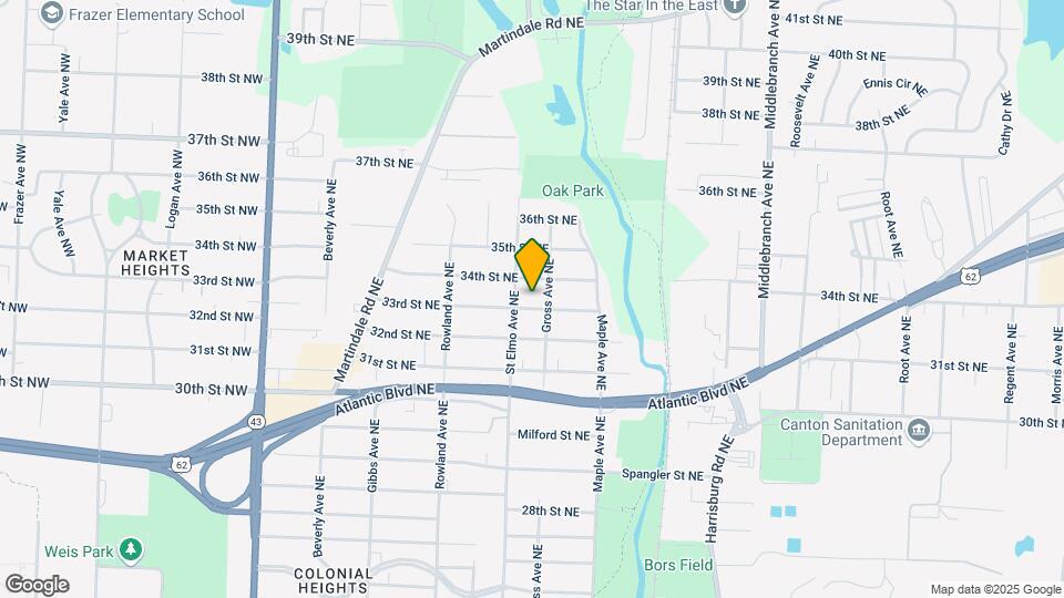 1519 33rd St NE Map and Location Details