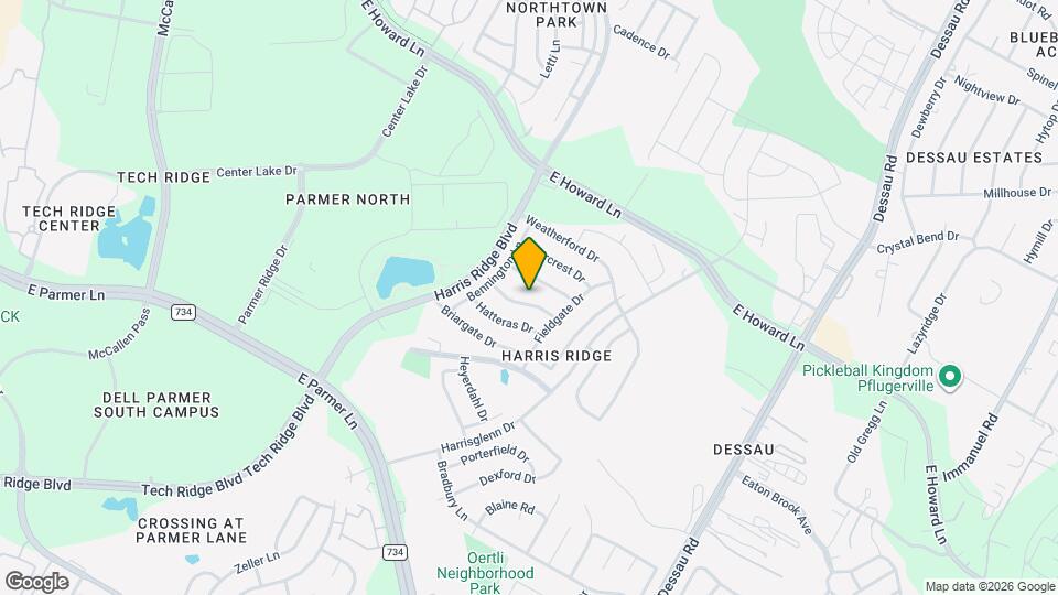 1110 Blue Fox Dr Map and Location Details