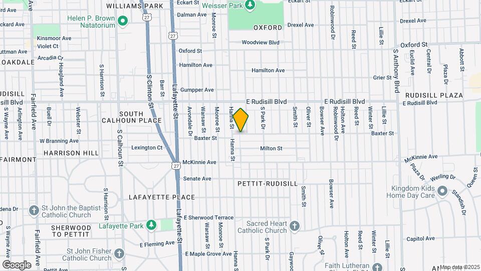 716 Baxter St-Unit -APT. 2 Map and Location Details