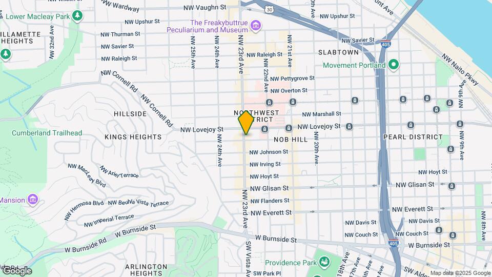 906 NW 23rd Ave Map and Location Details