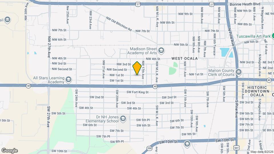 1726 NW 1st St Map and Location Details