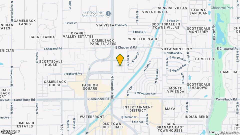 4820 N 72nd Way Map and Location Details