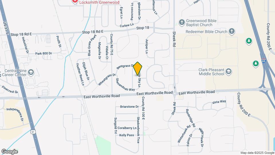 1968 Prairie Sky Ln Map and Location Details