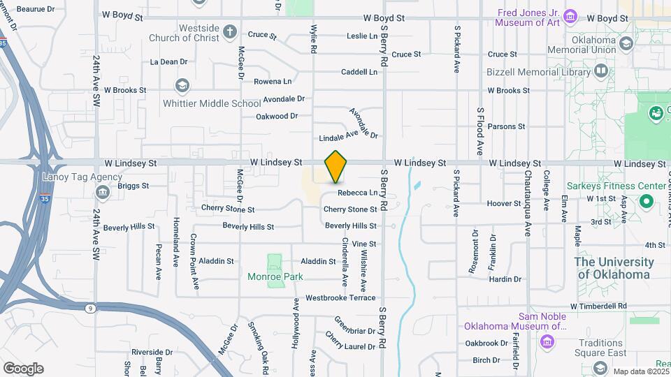1411 Rebecca Ln Map and Location Details