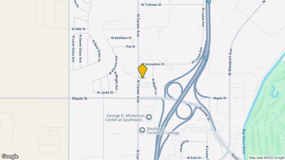 2600 N Career Ave Map and Location Details