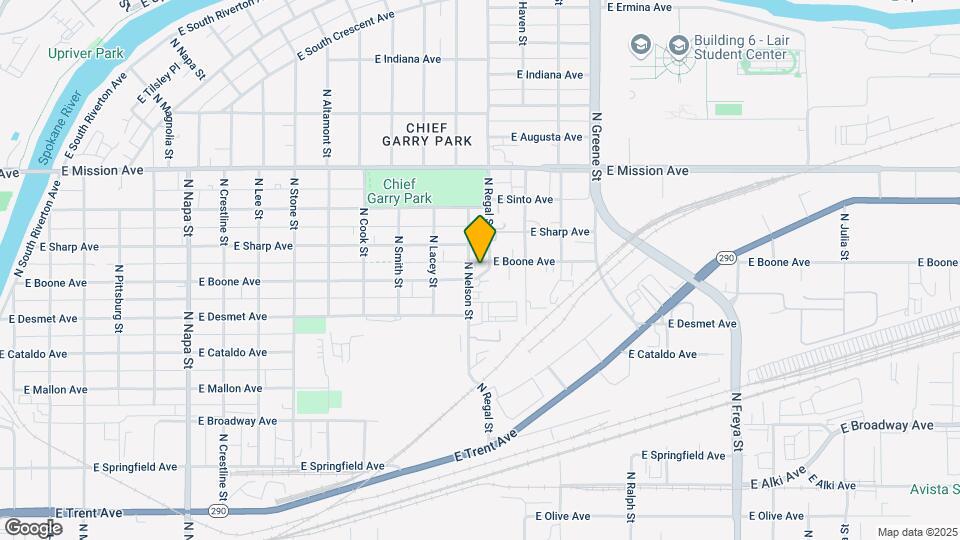 2807 E Boone Ave Map and Location Details