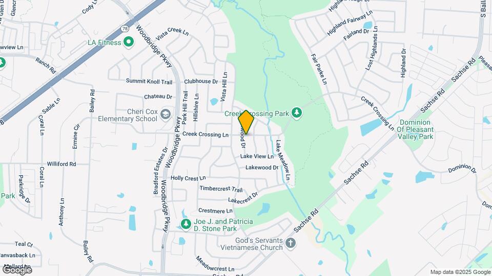 6916 Hillwood Dr Map and Location Details