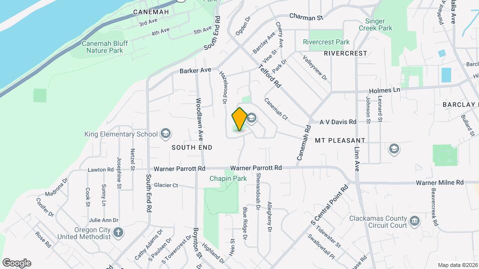 1021 Hazelwood Dr Map and Location Details