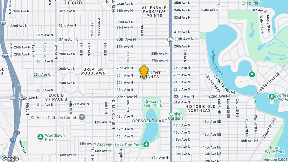 629 24th Ave N Map and Location Details