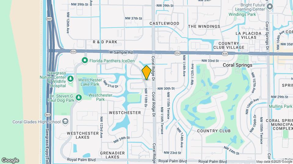 3043 NW 118th Dr, Unit 127F Map and Location Details