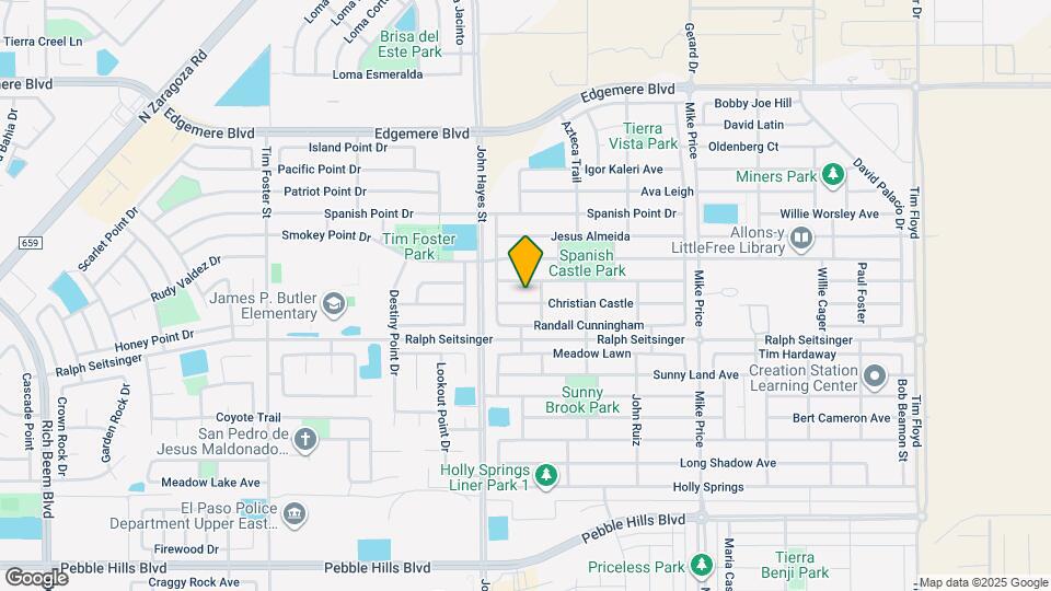 14529 Christian Castle Map and Location Details