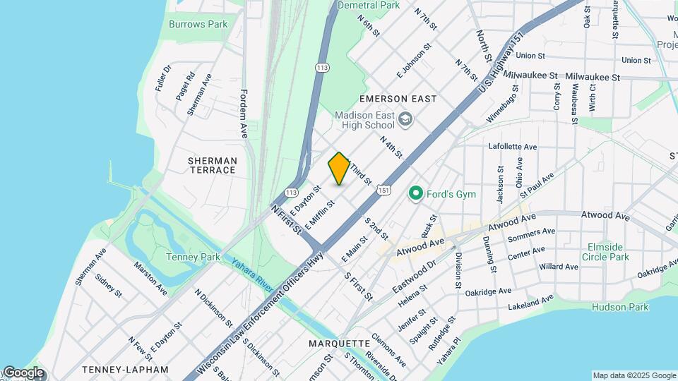 2018 E Mifflin St Mapa y Detalles de la Ubicación