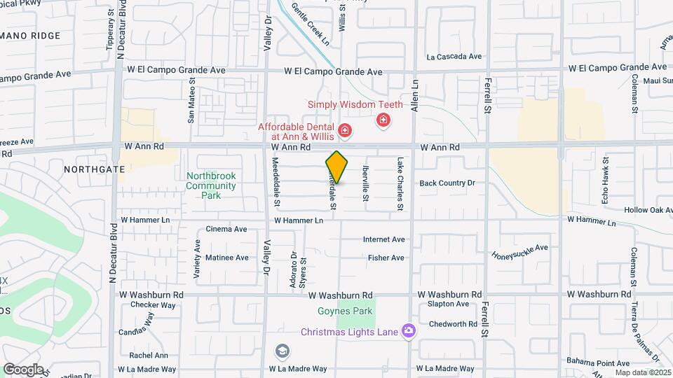 5438 Winterdale St Map and Location Details