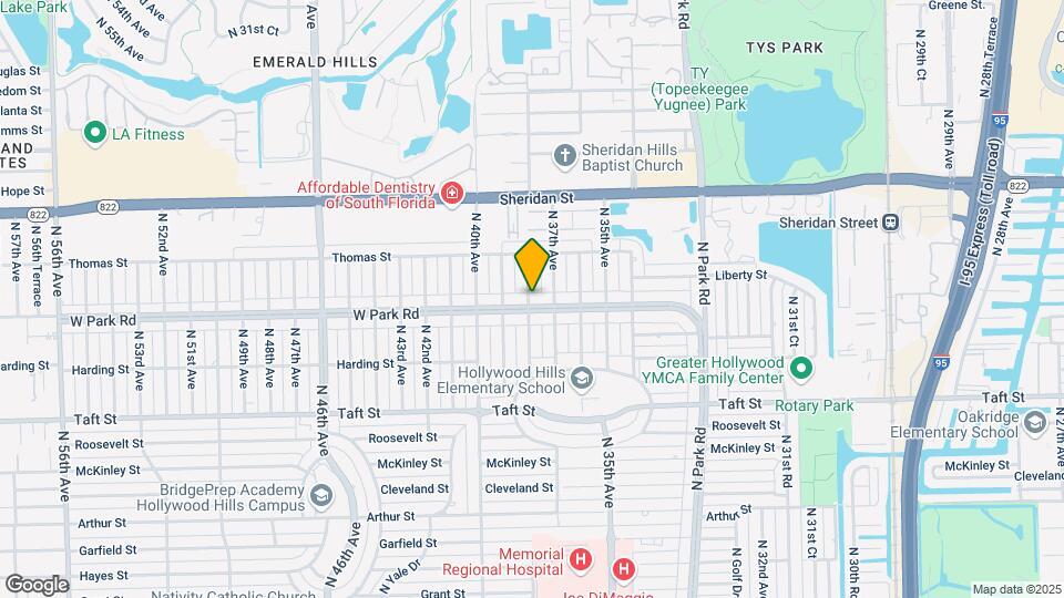 3719 W Park Rd Map and Location Details