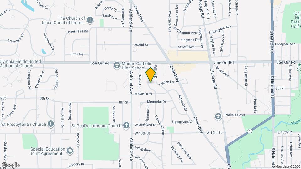 733 Campbell Ave Map and Location Details