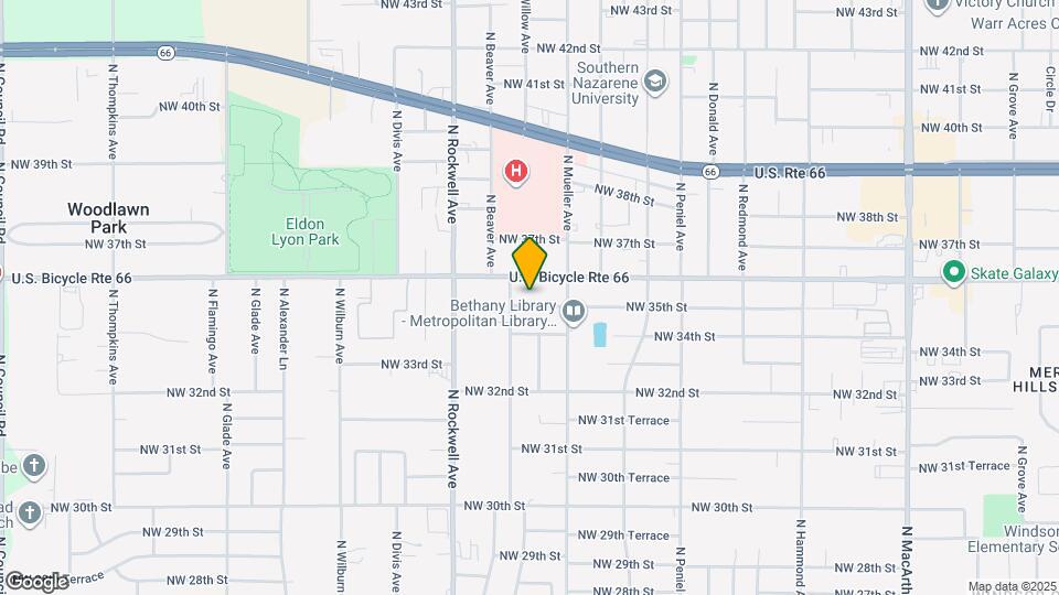 6903 NW 35th St Map and Location Details