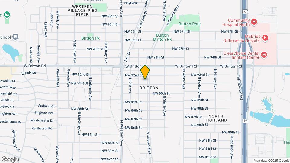 805 NW 91st St Map and Location Details