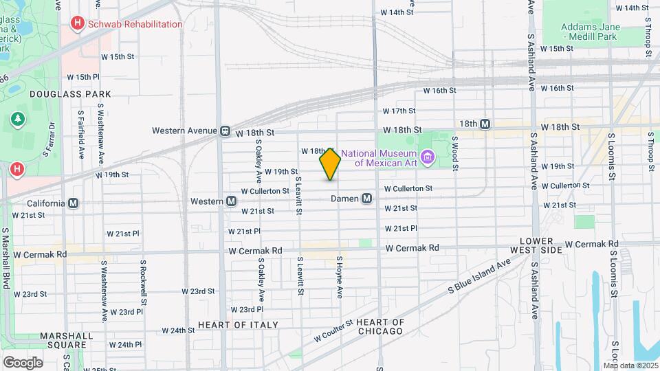 2110 W Cullerton St Map and Location Details
