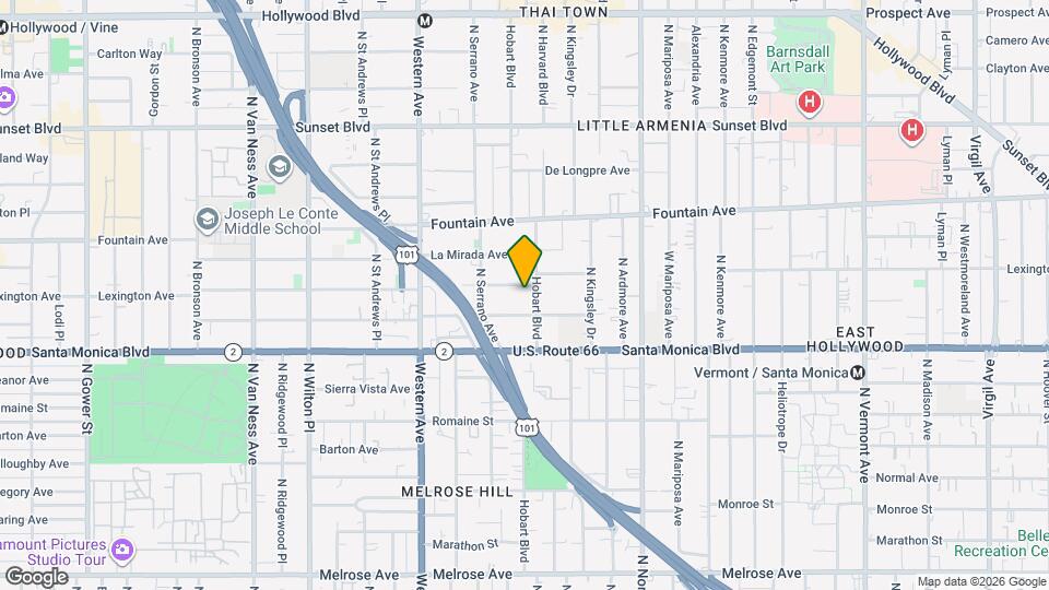 5312 Lexington Ave Map and Location Details