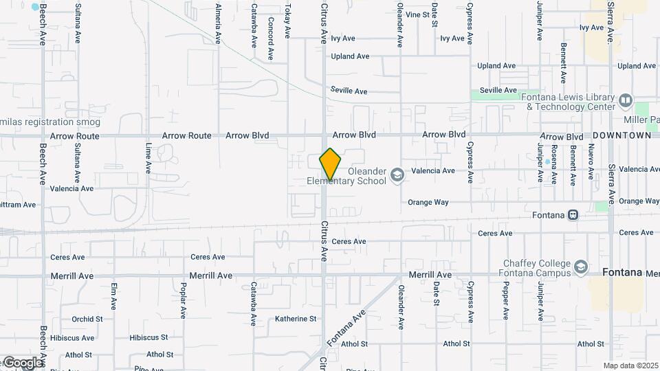 1606 Dorsey Ave Map and Location Details