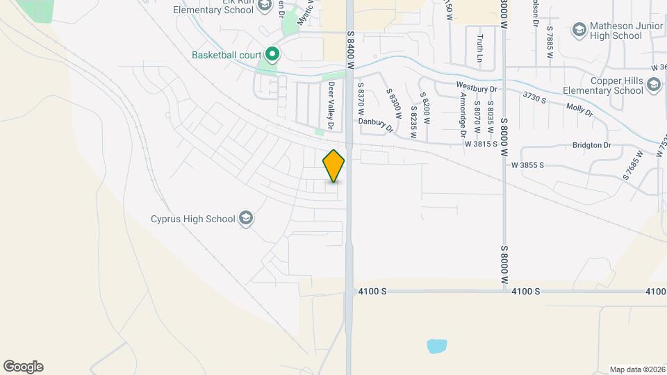 3898 Bowie Dr Map and Location Details