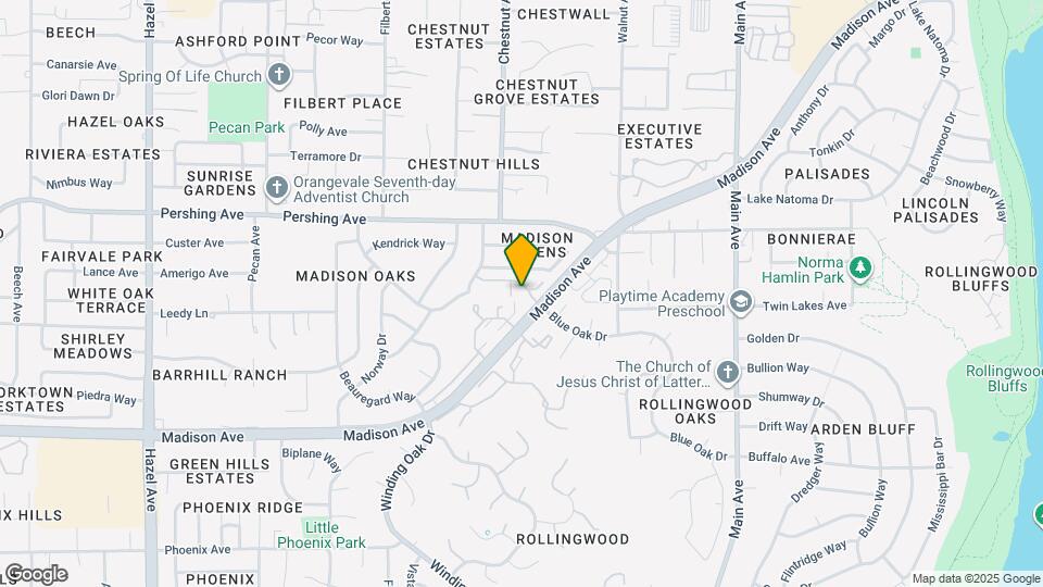 9118 Madison Green Ln Map and Location Details