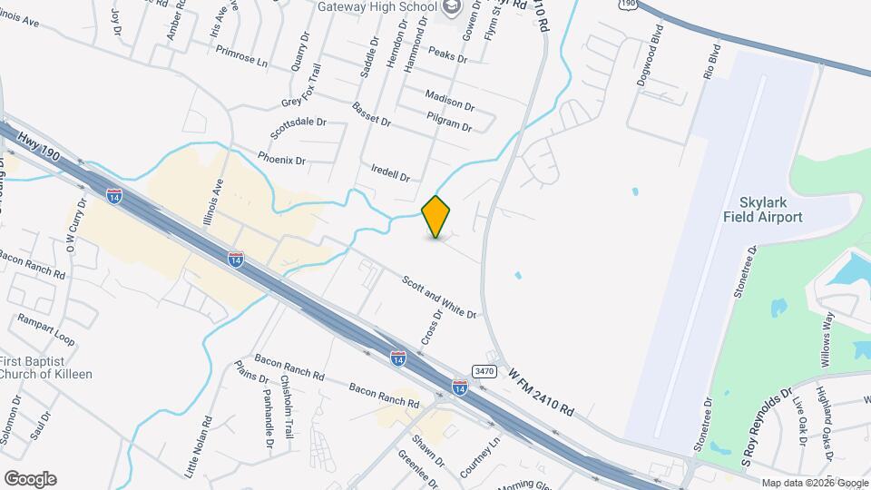 3612 Malibu Ln Map and Location Details