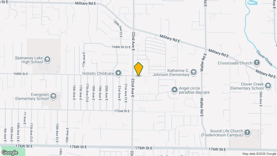 2218 168th St E Mapa y Detalles de la Ubicación
