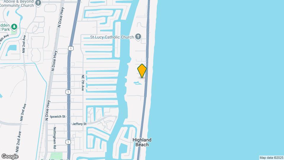 3740 S Ocean Blvd Map and Location Details